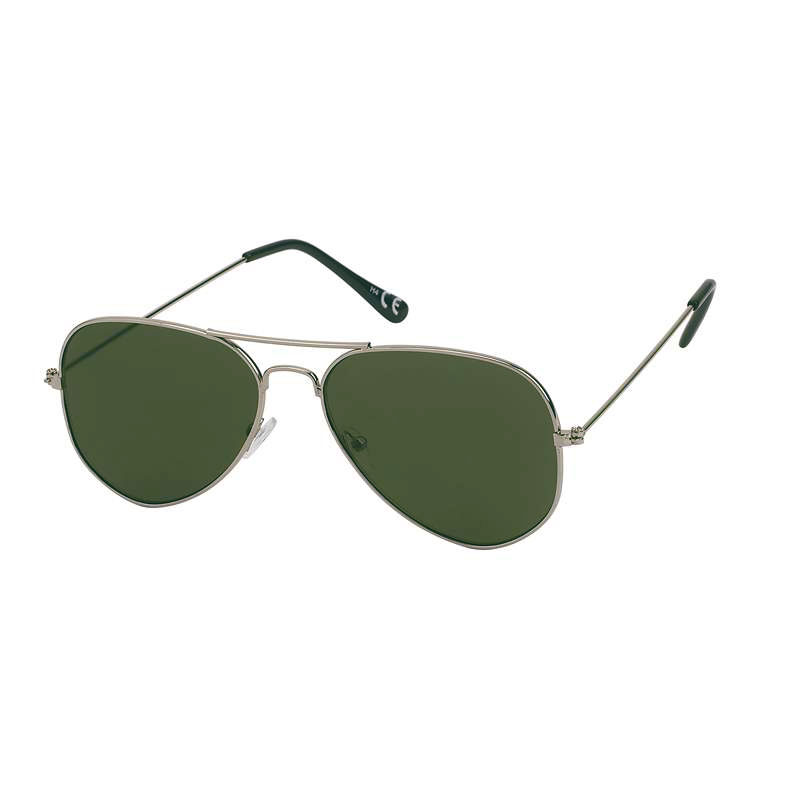 Aviator solbriller - Mørkegrønne glas